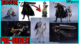 S.H. Figuarts Berserk Guts Berserker Armor & Griffith Hawk of Light With Horse PRE-ORDER!