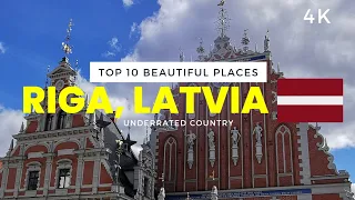 Top 10 Beautiful Places in Riga | LATVIA #10beautifulplacesinriga  #rigalatvia4k