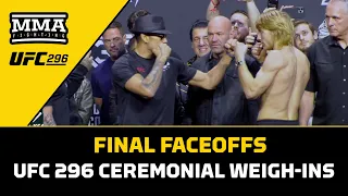 UFC 296 Final Faceoffs | UFC 296 | MMA Fighting