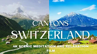 Switzerland 4K - Scenic Stress Relief Relaxation Film With Calm Peaceful Music
