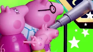 | Peppa Pig Stop Motion: Peppa Pig Looks at Shooting Stars