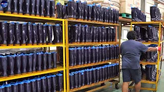 How To Made Rubber Boots - Amazing Mass Production of Rubber Boots in Factory