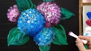 Easy Hydrangea Acrylic Painting Technique You Must Try