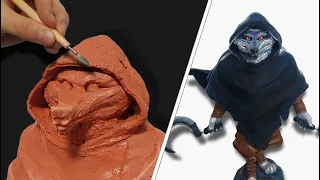 Sculpting DEATH from PUSS IN BOOTS: THE LAST WISH (sped up)