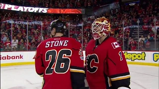 Flames salute fans after clinching playoff berth