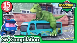 GOGODINO S6【04-06】Compilation | T-Rex | Dinosaur for Kids | Kids Cartoon | Toys | Jurassic | Robot