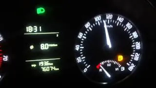 Skoda Octavia 1.6 acceleration top speed 0-160