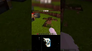 🤯OP Minecraft Logic With Troll Face😈#shorts #minecraft #funny #trending #memes #logic