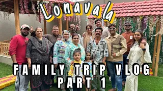 Lonavala Trip with Family 🥰| Carnival hill Villa 🏡| vacation Time with Mr's Naik ✨| Part 1 🤩