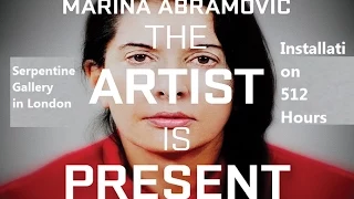 5 Minutes with Marina Abramović at Serpentine Gallery London
