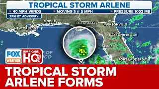 Tropical Storm Arlene Forms In Gulf Of Mexico, First Named Storm Of 2023 Hurricane Season