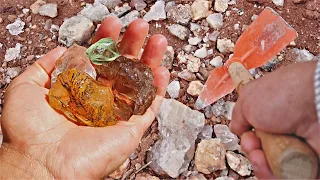 I Found Valuable Stones Kilos of Precious Stones on the Road