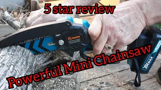 Saker 6 inch Mini Electric Chainsaw Unboxing Review #tools #saker #portable #cordless #outdoors