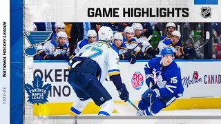 Blues @ Maple Leafs 1/3 | NHL Highlights 2023