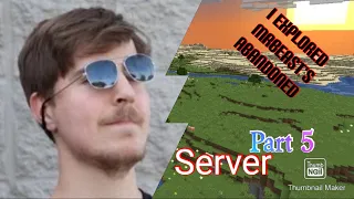 I explored @MrBeast ´s abandoned Minecraft Server #trends #trending