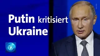 Krim-Konflikt: Putin kritisiert Ukraine