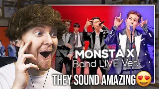 THEY SOUND AMAZING! (MONSTA X - 'Gambler & Secrets' LIVE Band Version | Reaction)