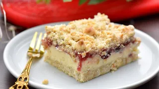 Make these Amazing Cranberry Cheesecake Bars on this Thanksgiving | Great dessert for a crowd
