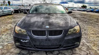 Утопленная 335 BMW за 725$, мы её заставим ехать!