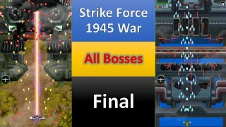 Strike Force - 1945 War All Bosses Full Game | Final Part