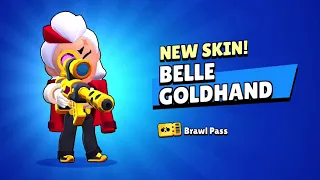 Opening belle gold arm gang + pin pack