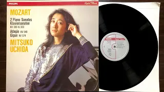 LP Record　内田光子　モーツァルト　ピアノ・ソナタ　第 10 番　ハ長調　　K  330
