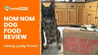 Nom Nom Dog Food Delivery Service Review, Unboxing & Taste (German Shepherd)