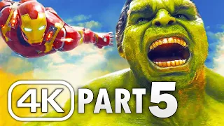 Marvel's Avengers (PS5) 4K 60FPS HDR Gameplay Walkthrough Part 5 - Playing as Iron Man and The Hulk