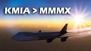 Miami to Mexico City! | Atlas Air 747-8F | VATSIM