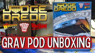 Warlord Games and 2000 AD Judge Dredd: Grav Pod - Unboxing