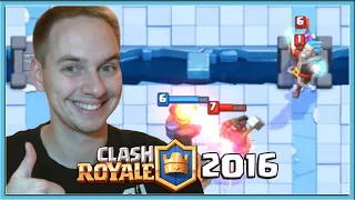 МОЕ САМОЕ ПЕРВОЕ ВИДЕО И КОЛОДА! СТАРЫЙ КЛЕШ РОЯЛЬ 2016 / Clash Royale