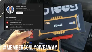 GP4000 BY GOOLOO JUMP STARTER 4000A PEAK+ #membersonlygiveaway