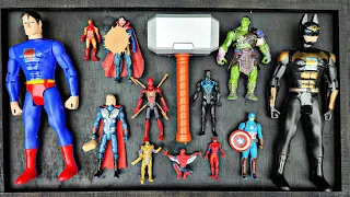 Membersihkan Mainan Spiderman Vs Hulk, Thanos, Ironman, Captain America, Batman, Bumble Bee, Thor 19