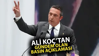 Ali Koç'tan gündem olan basın açıklaması! Kartlarını ilk kez bu kadar açık oynadı!