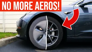 INSTANTLY Upgrade your Wheels! (Aero Cap Removal for Tesla Model 3)