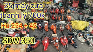 6-6 thanh lý lô cưa giá 700k LH 0972949527 có Zalo , Hu 254 + 42 + Stihl 020 + SDW 350,,,,,,,,,