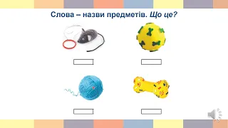 Домашні улюбленці. Піктографічне письмо. Дорожні знаки. Слова — назви предметів.