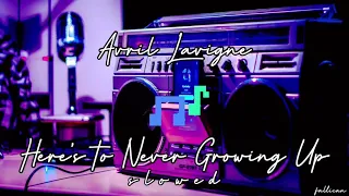 Avril Lavigne - Here’s to Never Growing Up // S L O W E D