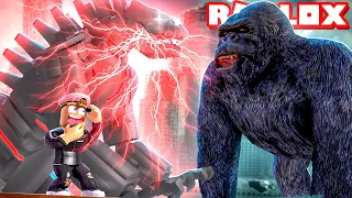 MECHAGODZILLA vs KING KONG the FINAL BATTLE in ROBLOX