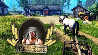 Выжить в глуши или алкаш на ферме - Новый симулятор фермы -  Farmer's Life (стрим) #1