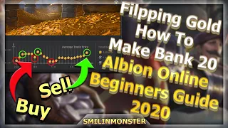 Gold Flipping | 💰💸How To Make Bank 20💸💰 | Albion Online Beginners Guide 2020