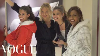 Victoria’s Secret Angels Sleepover: Taylor Hill, Jasmine Tookes, and More Prep for the 2016 Show