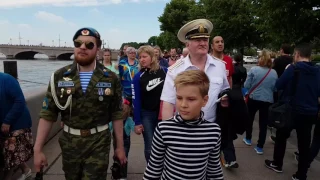 Парад в день ВМФ, Санкт-Петергбург, 2017