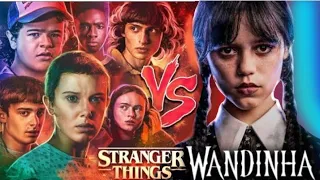 stranger things (dubladores) vs wandinha (dubladora) (batalha de rap sem o mussoumano)