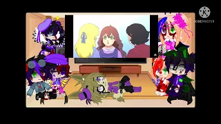 Aftons (+Glitchtrap and ???) react to Creepypasta (Gacha Club) [Credits in des]