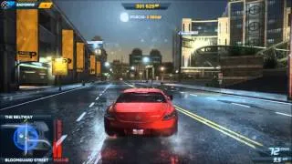 NFS Most wanted 2012  Mercedes Benz SLS AMG VS POLICE CARS