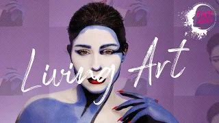 LIVING ART - NORDIC FACE AWARDS 2019 - Second challenge, Top 15 | helle.beauty