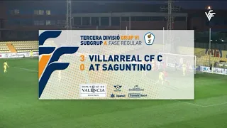 Gols Villarreal CF C 3 0 At Saguntino 3 3 2021 1p