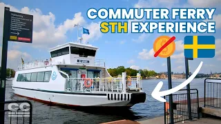 The BEST commuter ferry in Stockholm ⛴ GREAT views