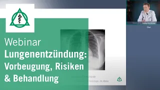 Lungenentzündung – Vorbeugung, Risiken, Behandlung:  Webinar Asklepios Klinik Altona | Asklepios